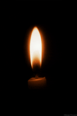 Hořící svíčka