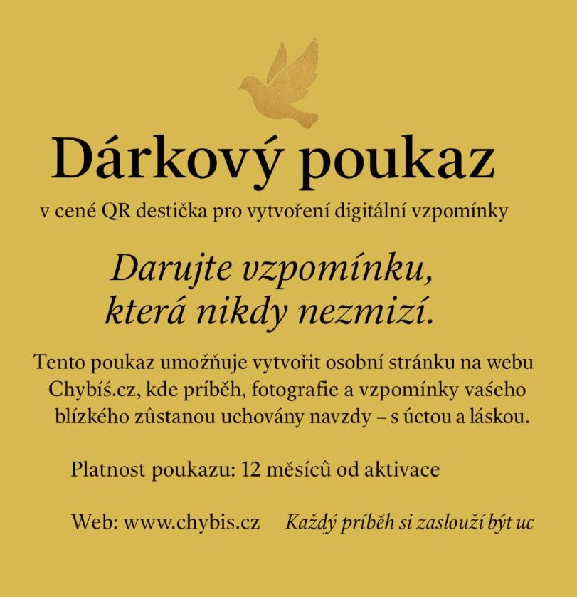 ukázka digitální vzpomínky