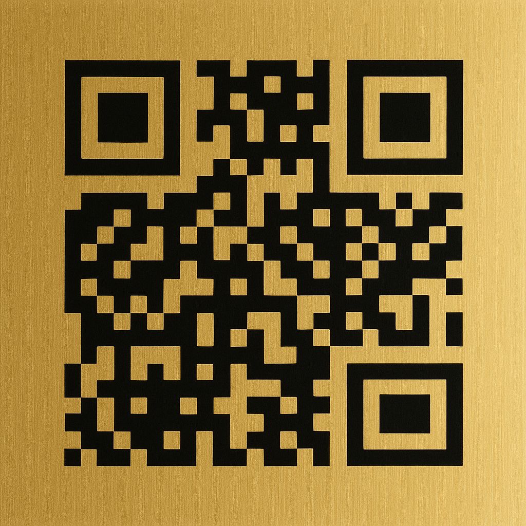 QR destička  v ceně balíčku